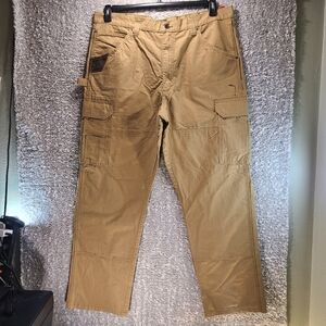 Wrangler Jeans Ranger Relaxed Fit Workwear Tan Men's Size 40x32 NWT